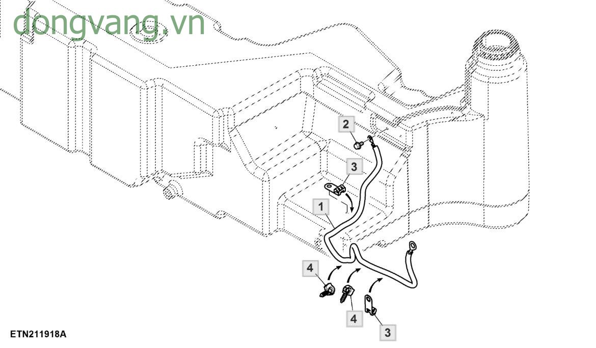 Wiring Harness, Grounding Pigtail - ST946223